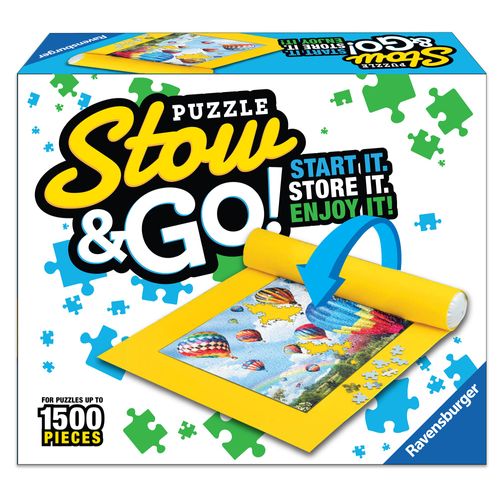 Ravensburger 17960 Puzzle Stow and Go, 1500 Pieces, 46 X 26 inches, Yellow