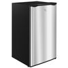 Mini Fridge with Freezer 3.2 Cu.Ft Compact Refrigerator for Bedroom Dorm Silver