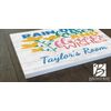 Girl's Room Name Sign