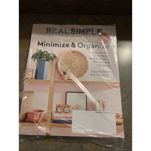 Real Simple MAGAZINE February 2021 ISSUE Plastic Wrapped