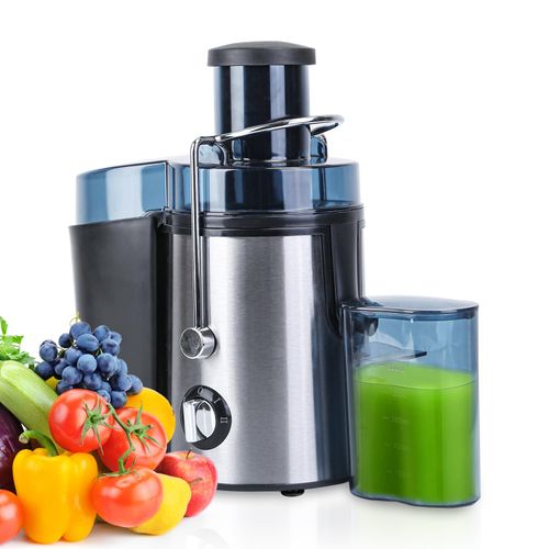 Zorpupoa Juicer Machine, 1000W Centrifugal Juice Extractor with Wide Mouth 2.6" Feed Chute for Whole Fruits and Vegs, Dual Speeds Fruit Juicer, High Juice Yield, Stainless Steel, BPA-Free