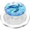 Blue Turquoise Ocean Love Sea Turtle PopSockets PopGrip for MagSafe