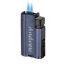 Personalized Visol Concave Double Flame Torch Lighter - Text Engraving (Shipped Without Butane)