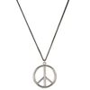 DEGUISE TOI Generique Peace Amulett Silber 6,5cm Einheitsgröße
