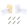 H307 Drawer Slide Socket Set,Rear Drawer Track Socket for RV Drawer Cabinet Hardware,3/4” Drawer Slide Socket Adjustable Base C-Shaped 1 Set