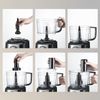 5 in 1 Multifunctional Food Processor 600W Kitchen Food Chopper Blender 10 Cup