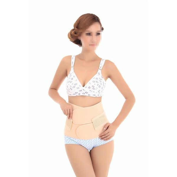 Breathable Adjustable Elastic Abdominal Binder Postpartum Belly Waist Slim Slimming Shaper Support Girdle Belt Post Pregnancy Recoery Abdomen Belt Corset Belt Staylace for Women and Maternity (M)