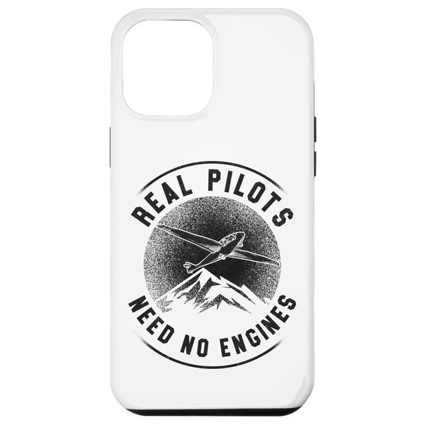 iPhone 12 Pro Max Airplane Pilot Glider Plane Vintage Real Pilots Need No Case