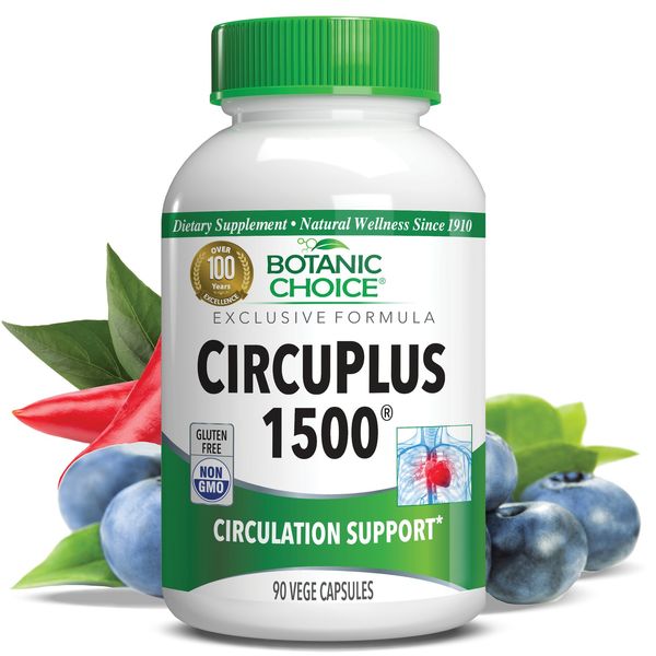 Botanic Choice Circuplus 1500® Circulation Dietary Supplement, 90 Vegecaps