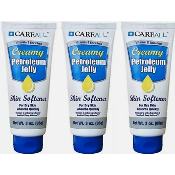 CareAll Creamy Petroleum Jelly With Vitamin E, 3-oz. Tubes (Lot Of 3) *SPECIAL*