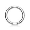 eeddoo Piercing-Ring Segmentring Silber Titan Stärke: 2,5 mm 10 mm