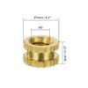 TOP-VIGOR 80Pcs Threaded Insert Knurled Nuts, M3 x 3mm x 5mm OD Brass Female Thread Knurled Nuts, Embedment Nut Insert for 3D Printer