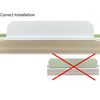 Gutter Valley Splash Guard - Straight (Low Gloss White (3 CT))