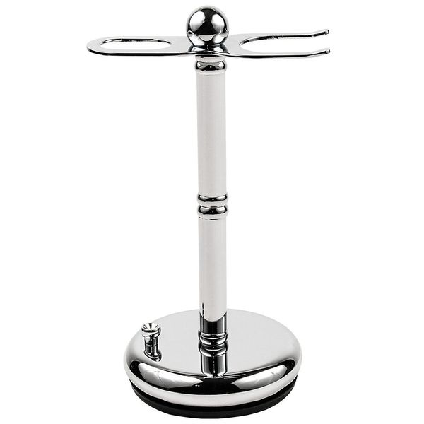 Parker Safety Razor's Deluxe Chrome Straight Razor and Shave Brush Stand