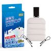 Ice School Backpack for Back, Cool Pad, Cold Feeling, Heatstroke Prevention, Cooling and Repeated Backpack (Clear, M Size)