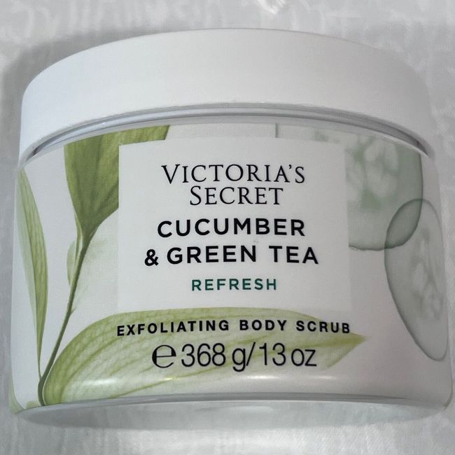 Victoria's Secret Cucumber & Green Tea Refresh Sugar Exfoliating Body Scrub 13oz