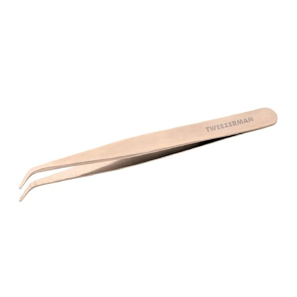 TWEEZERMAN Wimpernapplicator (Pinzette für Fake Lashes, Eyelash Applicator, Profi-Tool), Roségold