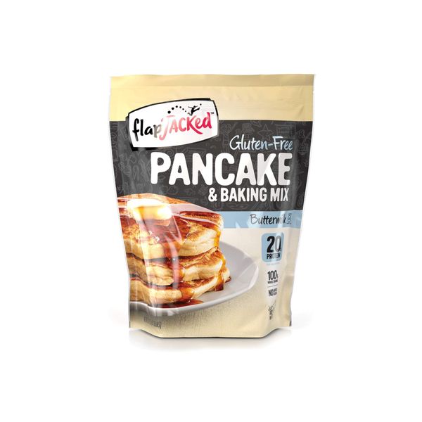 FlapJacked Gluten-Free Protein Pancake & Baking Mix, Buttermilk, 24oz