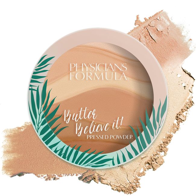 Physicians Formula Butter Believe it! Pressed Powder Creamy Natural | Dermatologist Tested, Clinicially Tested