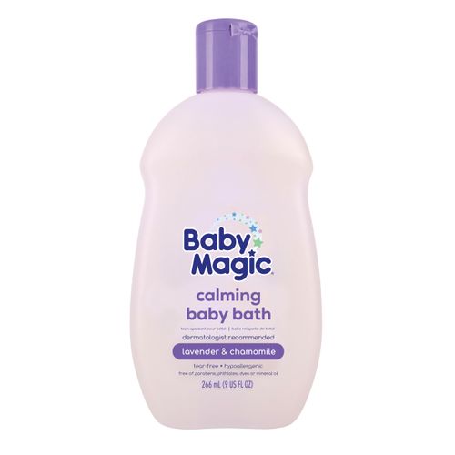 Baby Magic Calming Baby Bath |9oz | Lavender & Chamomile | Tear-Free, Free of Parabens, Phthalates, Sulfates and Dyes
