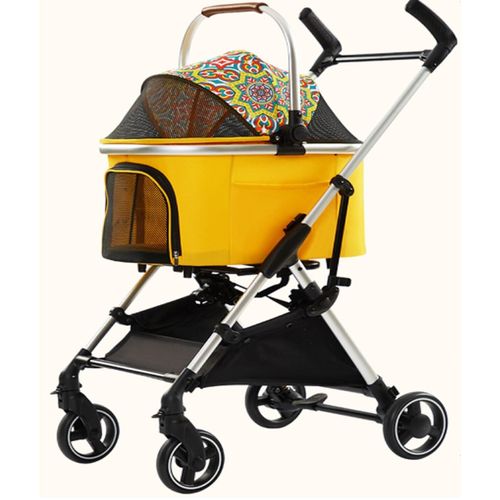 Premium 3 in 1 Multifunction Foldable Pet Stroller for Dog and Cat with Carrier