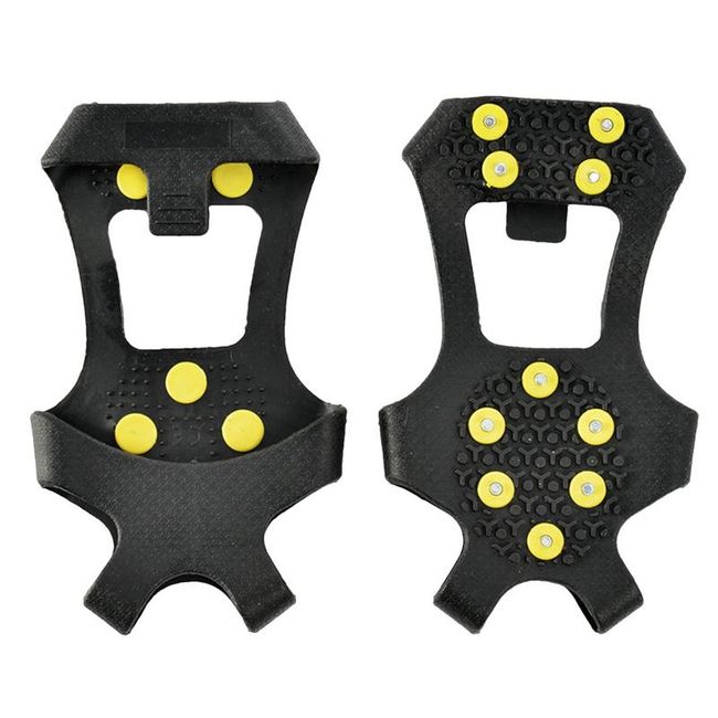 Shoe Spikes Outdoor 10 Teeth Anti-Skid Snow Shoes Cover Ice Snow Grips  Silicon Cleats Crampon