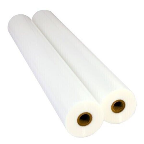 USI WrapSure Standard Laminating Film, 27" x 250', 3 Mil, 1" Core, 2 Rolls