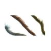 Wapsi Micro Pine Squirrel Zonkers Tan - Fly Tying Material - 24 Pieces