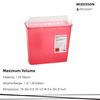 McKesson Prevent Sharps Container 5 Quart 10.75"Hx10.5"Wx4.75"D 2262 1 Each