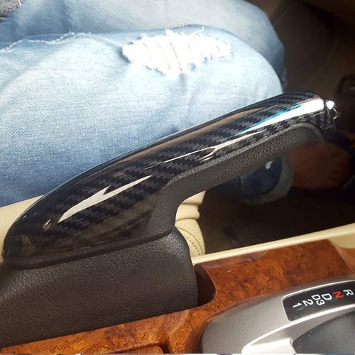 ruihe Carbon Fiber Color Parking Handbrake Hand Brake Handle Cover Trim Fit For Honda Accord 2008 2009 2010 2011 2012 2013 2014 2015 2016 2017