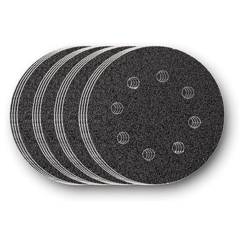 Fein 63717232010 FMM-Accy Round Perforated G240 Sanding Sheet, Multi-Colour, 240 Grit, 16-Pack