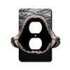 Off The Wall Plates - Shark Jaws - Single Gang Outlet