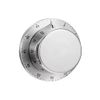 Remarks Japan Kitchen Timer, Silver Analog Stainless Steel Dial Cooking Timer, Manual Timer
