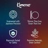 Kimono MicroThin Condoms Pack of 24 - Premium Lubricated Natural Latex, Thinnest, Vegan-Friendly, No Latex Odor - Thin, Strong, and Extra Sensitive