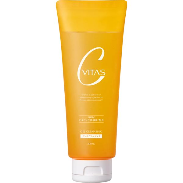 Cevitus C Cleansing Gel, 6.8 fl oz (200 ml), Vitamin C, Cleansing, Pore Care, Transparency, Makeup Remover