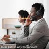 Wireless Headset with Mic for Work,Noise Cancelling, 10Min Fast Charge