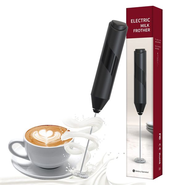 MAEXUS Milk Frother, Milk Frother Handheld, Coffee Frother Whisk Drink Mixer, Electric Milk Frother for Cappuccino, Lattes, Milk Coffee, Hot Chocolate by Milk