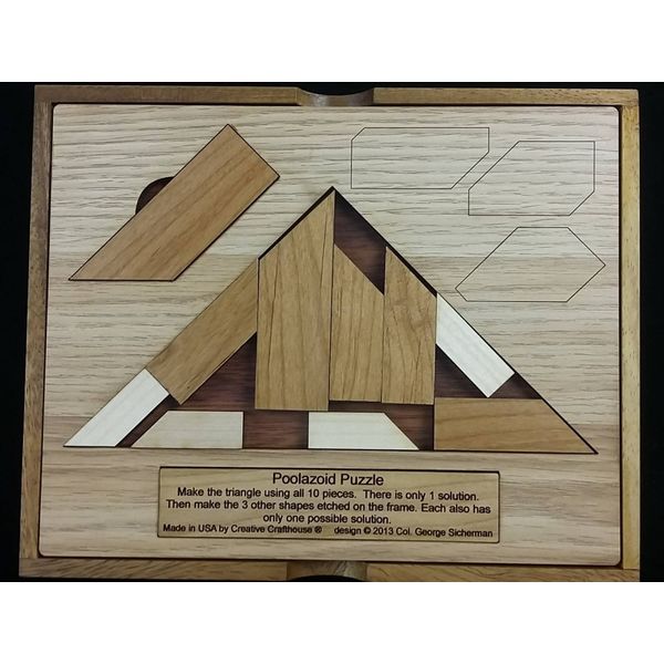 Poolazoid Puzzle- 4 Tough Challenges – a George Sicherman Design