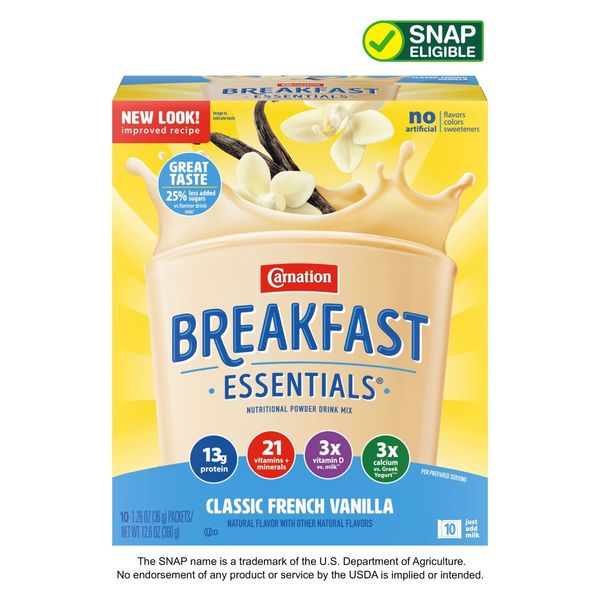Carnation Breakfast Essentials Powder Nutritional Shake Drink Mix Packets