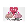 CafePress Armadillo Valentine's Day Rectangle Magnet, 2"x3" Refrigerator Magnet