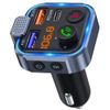 Wireless Bluetooth FM Transmitter Car Adapter Noise Cancelling HandsFree Player