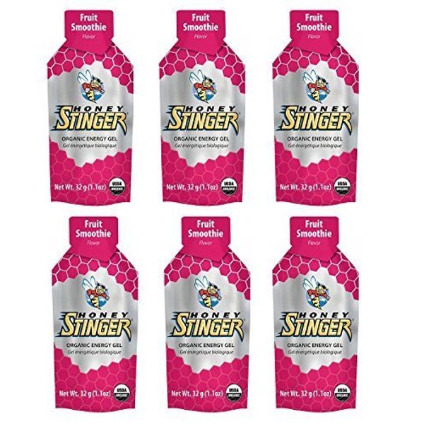 Honey Stinger Organic Energy Gel - Fruit Smoothie (6 x 1.1oz Packs) by Honey Stinger