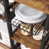 VASAGLE ALINRU Kitchen Baker’s Rack, Coffee Bar, Microwave Oven Stand, wit
