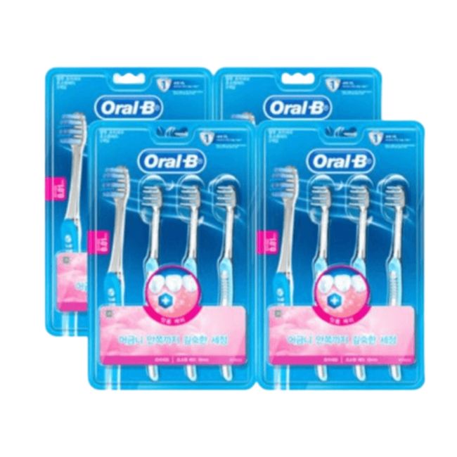 Oral-B ultra-fine bristle (low irritation) micro-head velvet toothbrush 12-piece molar advanced dental dentures microfiber small