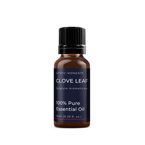 Mystic Moments | Clove Leaf Essential Oil 10ml - Pure & Natural Oil for Diffusers, Aromatherapy & Massage Blends Vegan GMO Free