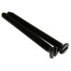 Taskar 40mm Black Nickel Flat Head Screws for Flat Plate Electrical Sockets (10 Pack) M3.5