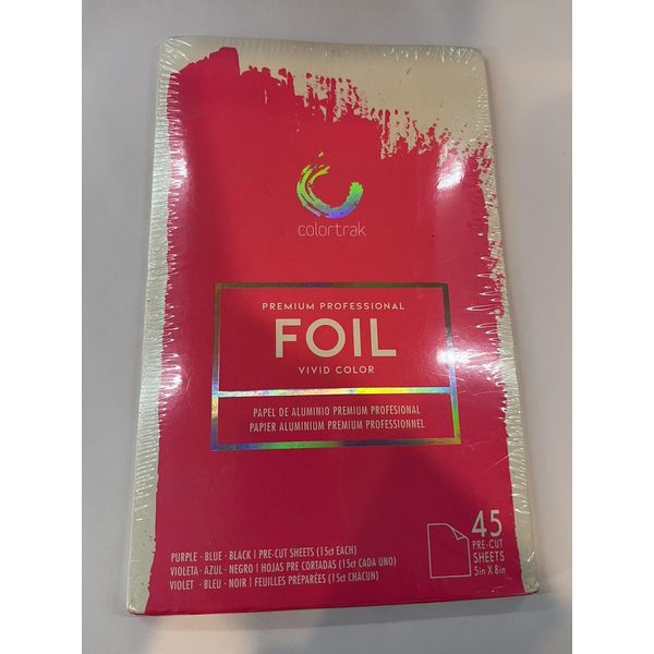 Sealed Package Colortrakfoil Vivid Color Foil 45 Sheets 5x8