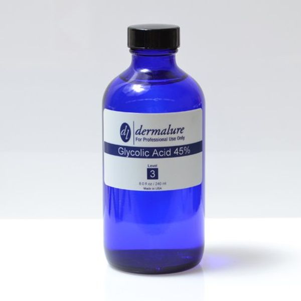 Glycolic Acid Peel 45% 8oz. 240ml Pro Size (Level 3 pH 1.1)
