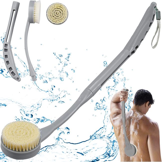 Back Scrubber for Shower Long Handle Back Brush Full Body Shower