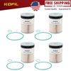 4PC Engine Fuel Water Separator Filter Kit FS19915 For Fleetguard.